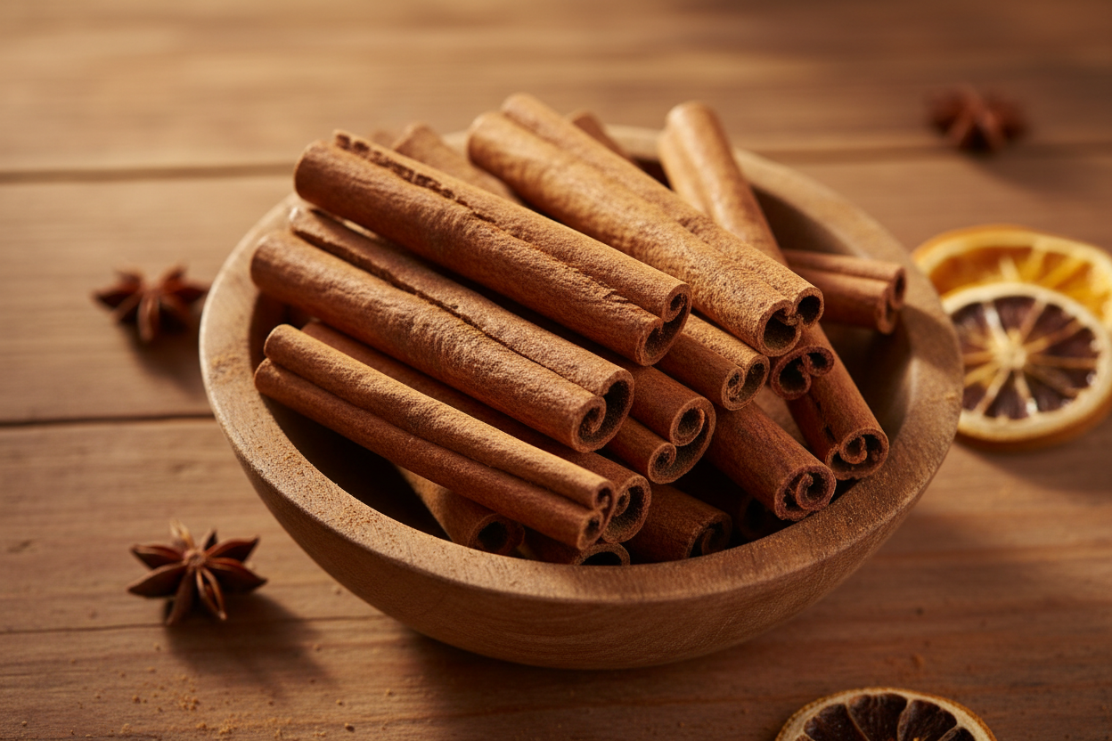 VedaRaSa Raw Cinnamon Sticks (Dalchini) 50g – Premium Whole Cinnamon | Natural & Organic Aromatic Spice for Tea, Cooking & Baking