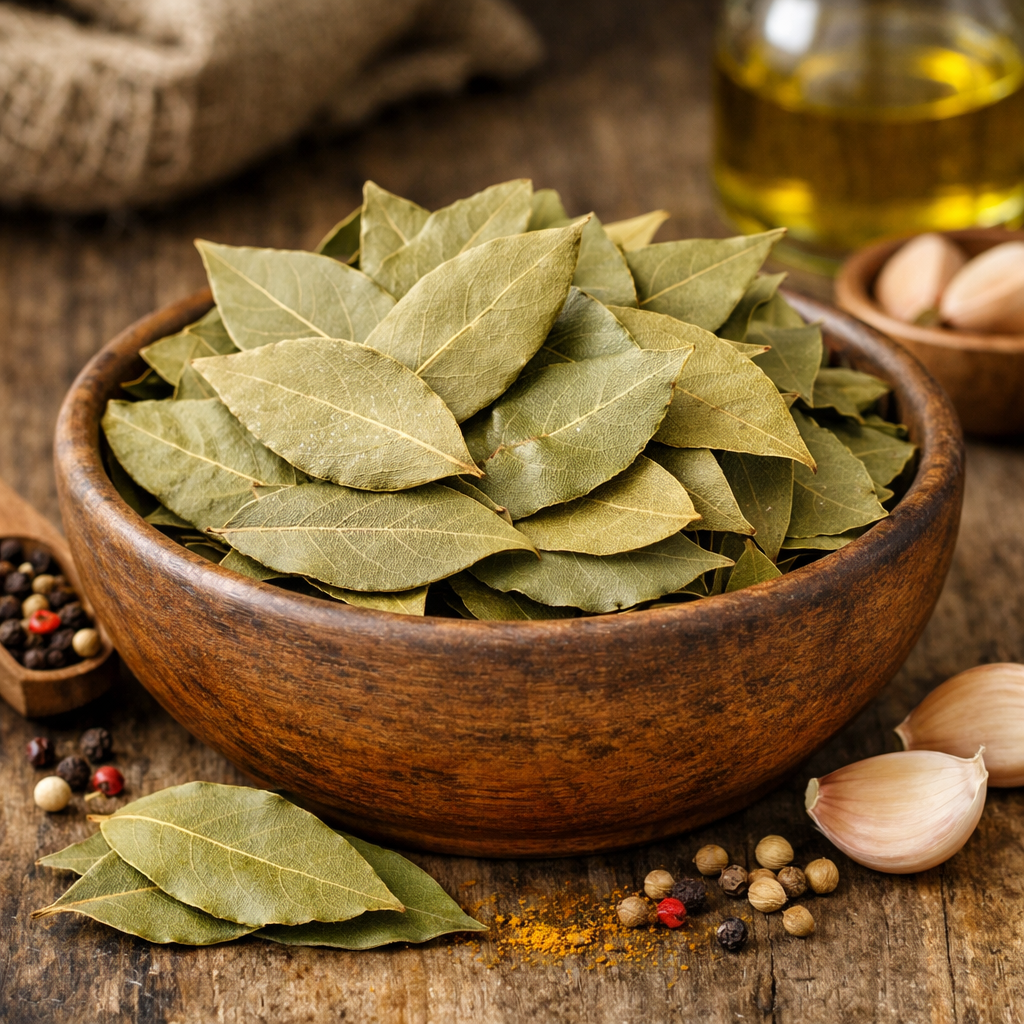 VedaRasa Organic Bay Leaves Premium Quality Tej Patta Naturally Selected Whole Bay Leaves Rich Aroma & Fresh Flavor Pure, Natural & Chemical Free No Artificial Colors or Preservatives Hygienically Packed for Indian Cooking & Spice Blends