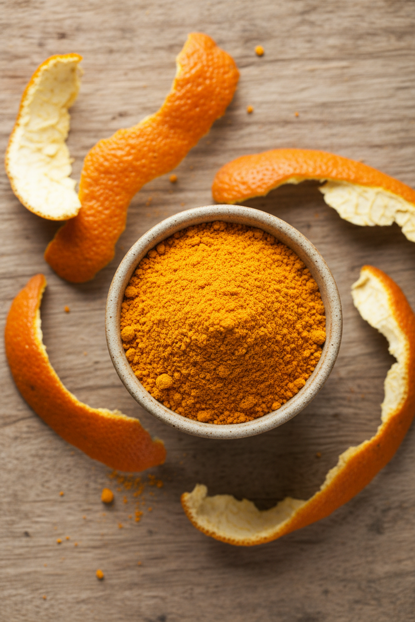 Vedarasa Orange Peel Powder for Face Pack & Skin Care – 100% Pure Natural Orange Peel Powder for Glowing Skin, Tan Removal & Deep Cleansing