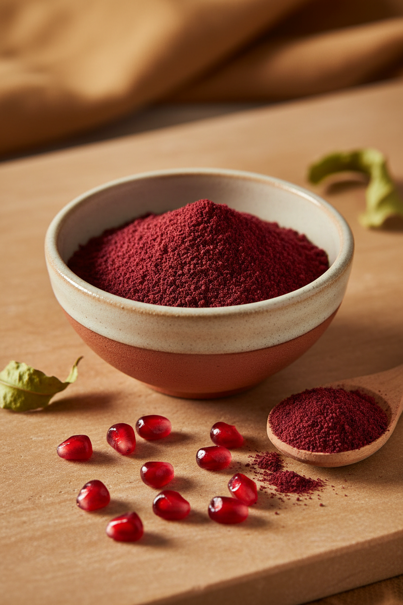 VedaRasa Pomegranate Powder for Skin Care & Face Pack | Natural & Organic Herbal Powder for Glowing Skin, Anti-Aging, Skin Brightening, Hydration & Healthy Complexion