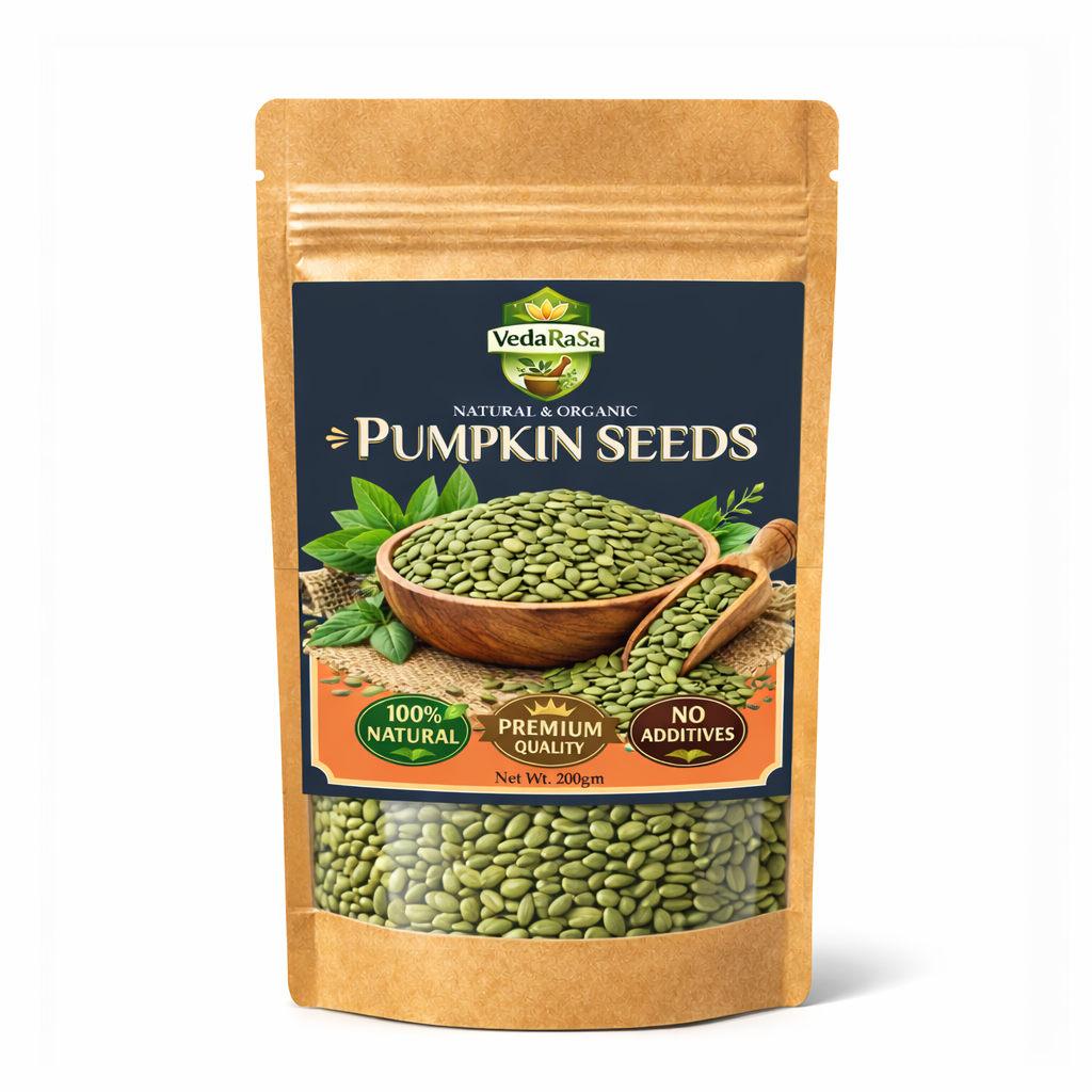 VedaRaSa Pumpkin Seeds Powder | 100% Natural & Plant-Based Protein | Rich in Fiber, Magnesium & Zinc | Supports Energy, Immunity & Wellness | Superfood Powder | No Additives | 200g