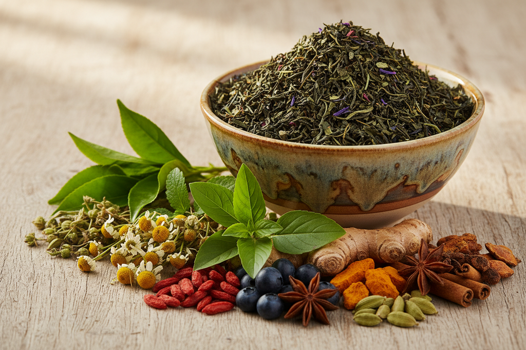 VedaRasa Antioxidant Tea 100g | Premium Natural & Organic Herbal Infusion | Rich in Antioxidants | Supports Immunity, Detox & Skin Health | Caffeine-Free | No Preservatives